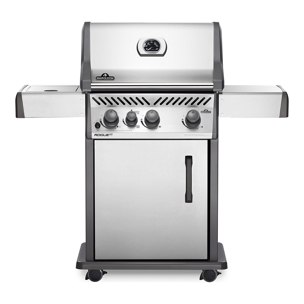 Napoleon Rogue XT 425 Natural Gas Grill with Infrared Side Burner -  Stainless Steel