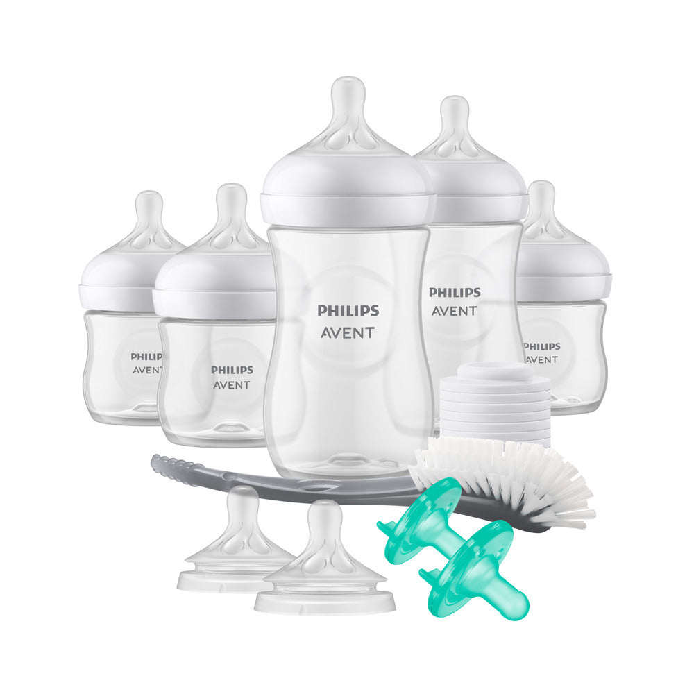 Philips Avent Natural Baby Bottle with Natural Response Nipple Newborn Baby Gift Set