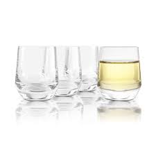 Final Touch® Crystal Sake Glasses - Set of 4