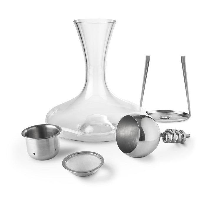 Final Touch® Twister Stainless Steel Aerator & Decanter Set