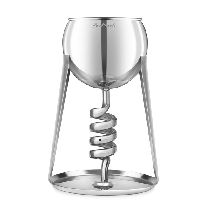 Final Touch® Twister Stainless Steel Aerator & Decanter Set